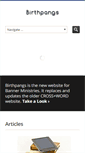 Mobile Screenshot of birthpangs.org