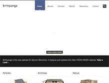 Tablet Screenshot of birthpangs.org